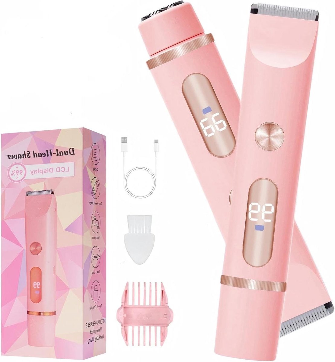Scheermes voor vrouwen - Ontharingsmes - Gladde Huid - Speciaal Ontworpen - 188 cm - Wit