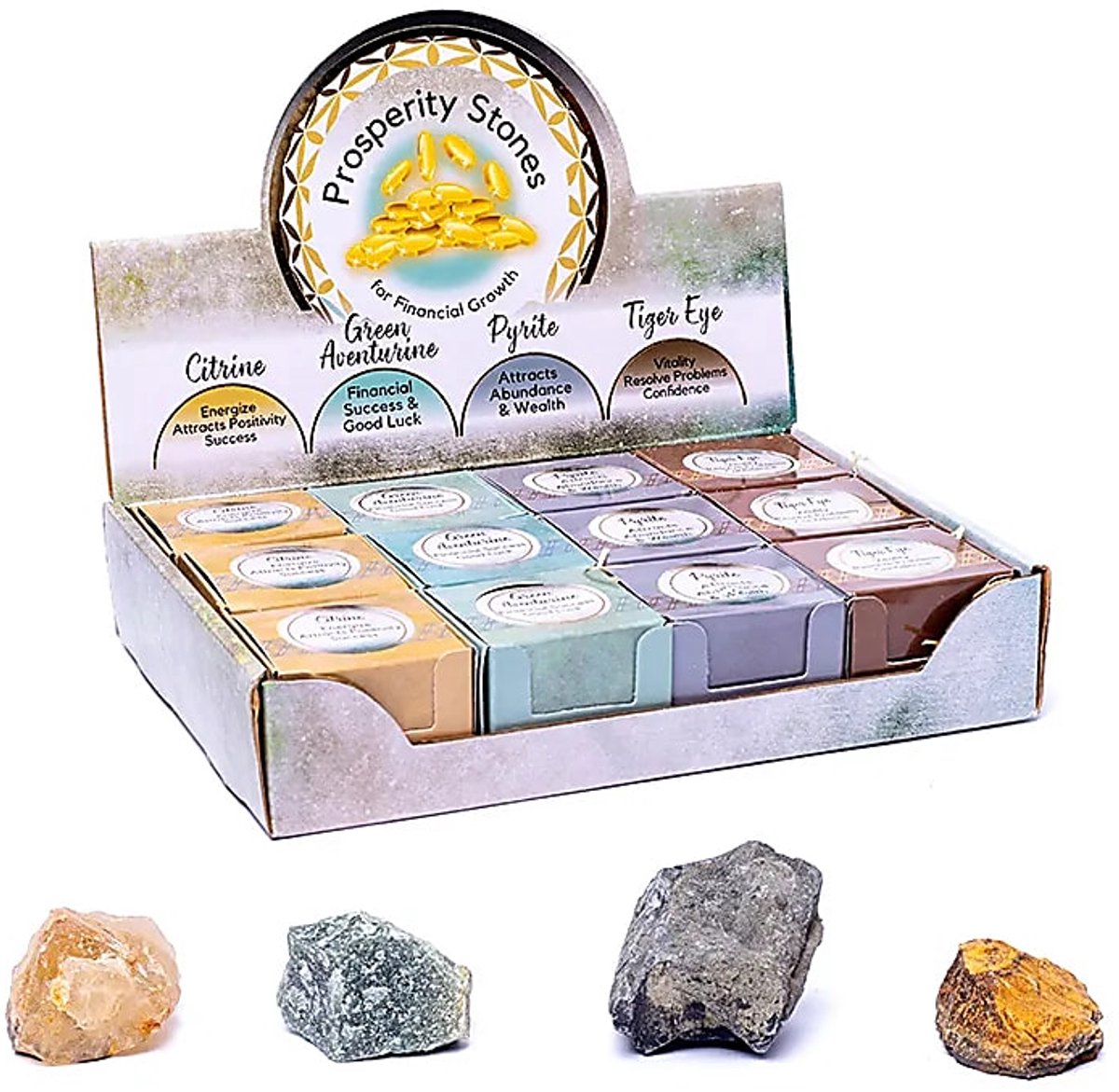 Welvaartsstenen 12 stuks in pop-up displaydoos - 69 g - 69g