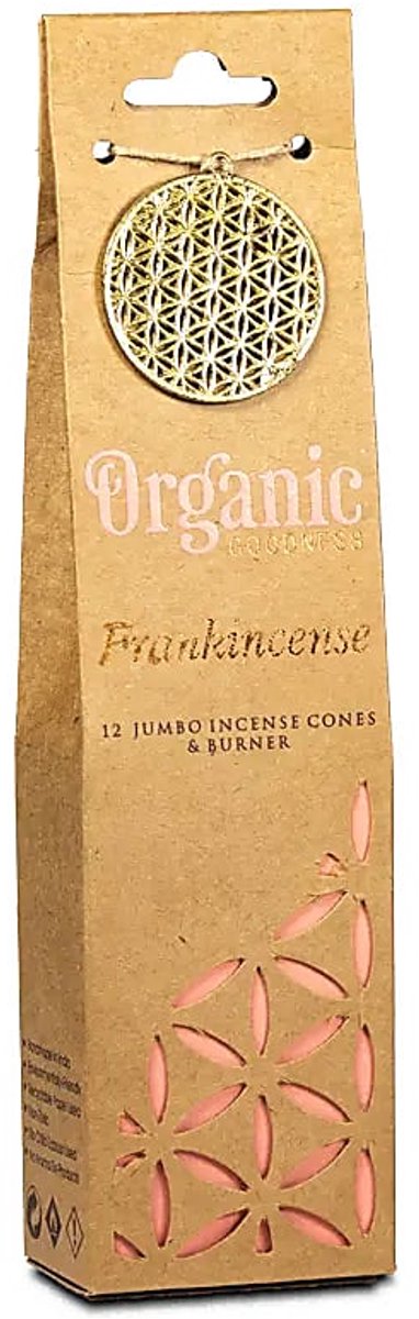 Organic Goodness Wierook Wierookkegels + Brander - pakket van 6 stuks - 72 g - 72g
