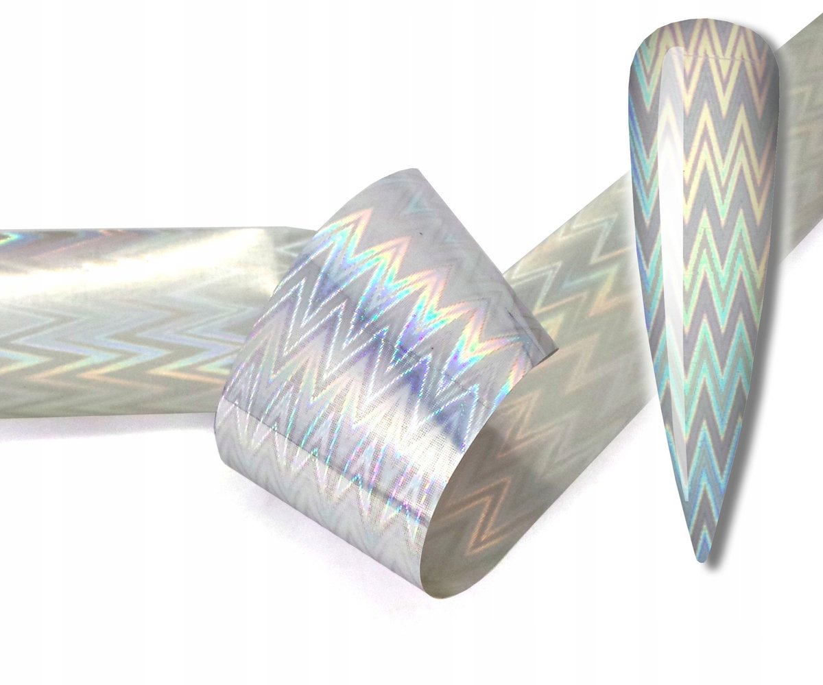 Frezarkowo - Holografische Transferfolie - 100x2,5cm - Holo - Jodełka