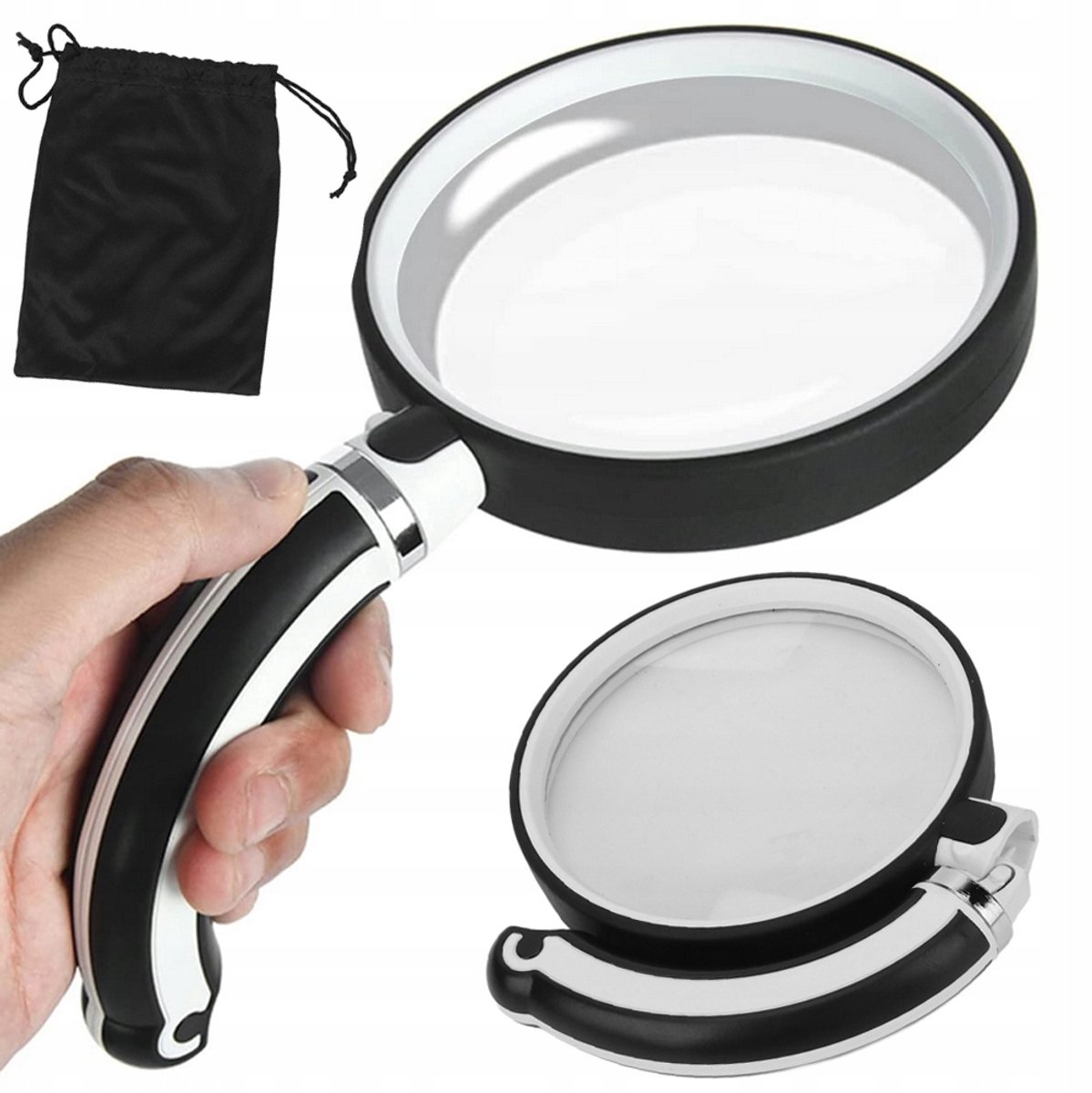 Verk Group ZX75 - Klassieke Vergrootglas - 70mm - Opvouwbaar - Ergonomische Handgreep