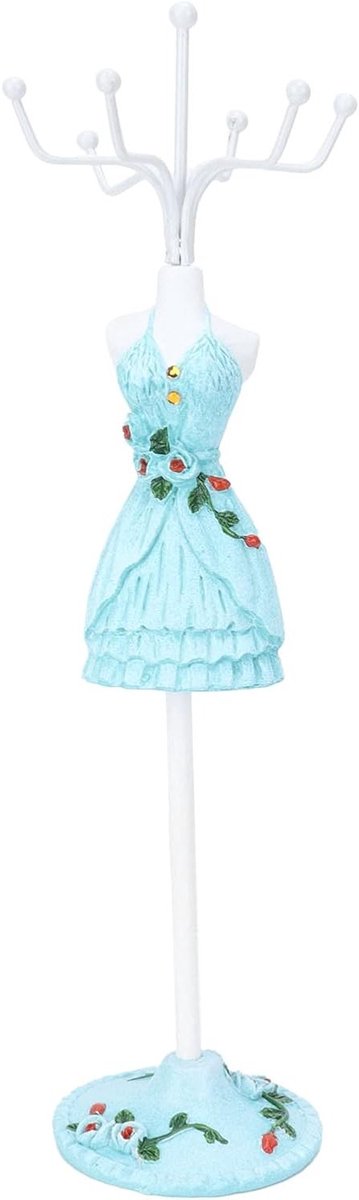 Sieraden Display Stand voor Oorbellen, Kettingen en Ringen - Elegante Mannequin Houder van Hars voor Sieradenopslag