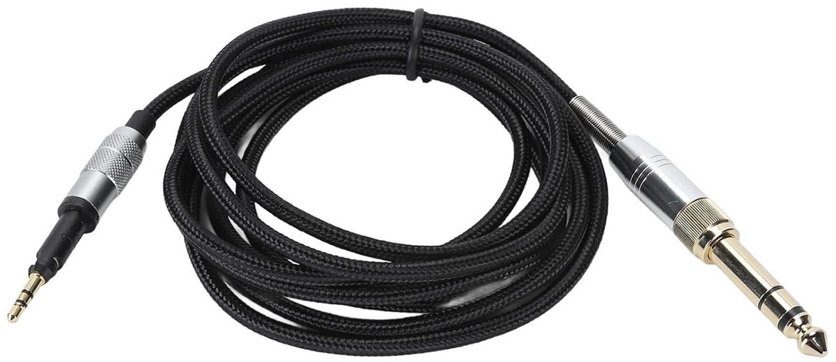 Vervangingsaudio kabel voor hoofdtelefoons - 2M lengte, compatibel met HD6, HD7, HD8 en meer modellen