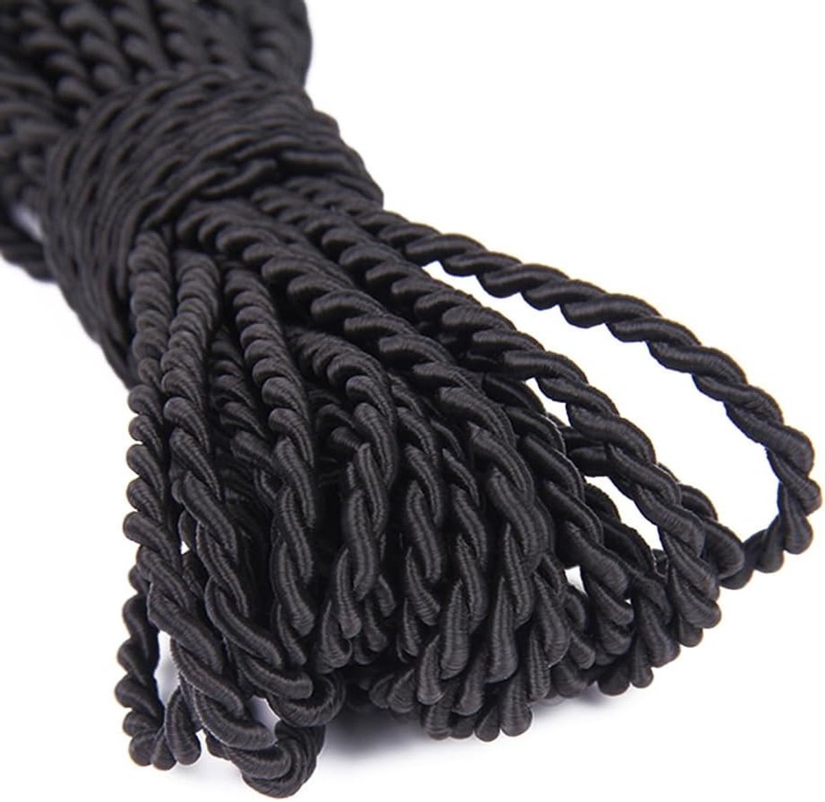 Zachte Multifunctionele Zijden Touw van 6 mm en 5 m - Sterk en Duurzaam Touw voor Kleding, Verpakking en DIY Creaties