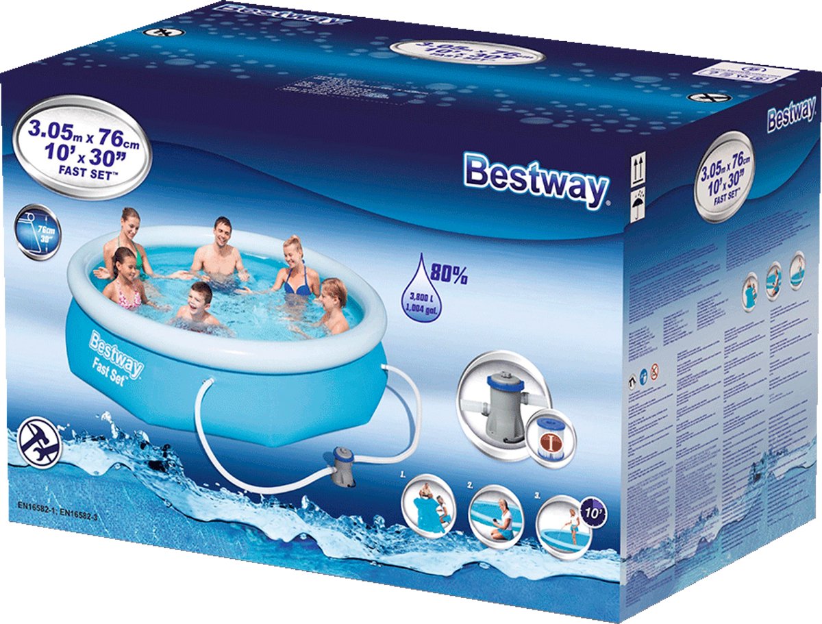 Bestway Fast Set piscine - Ø 305 x 76 cm