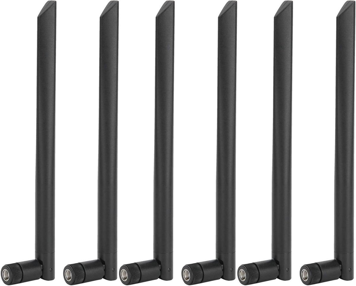 Wifi Antenne Set - Draadloze Antenne Netwerk - Draadloze Dekking Vergroten - Dual Band 8DB - 6 stuks - default