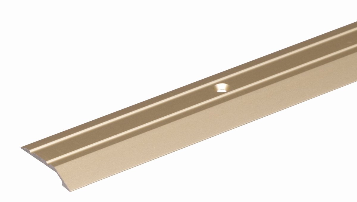 Alberts 490577 egalisatieprofiel | geboord | aluminium, zandkleurig geanodiseerd | 900 x 39 mm