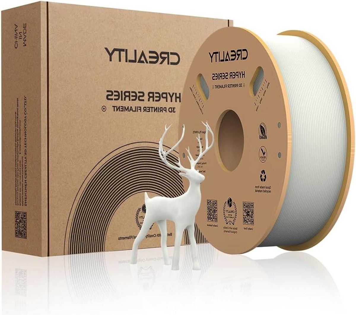 3D Printer Filament - PLA Draad - High-Speed Printen - Snelle Afkoeling Formule - 1.75 mm - Wit