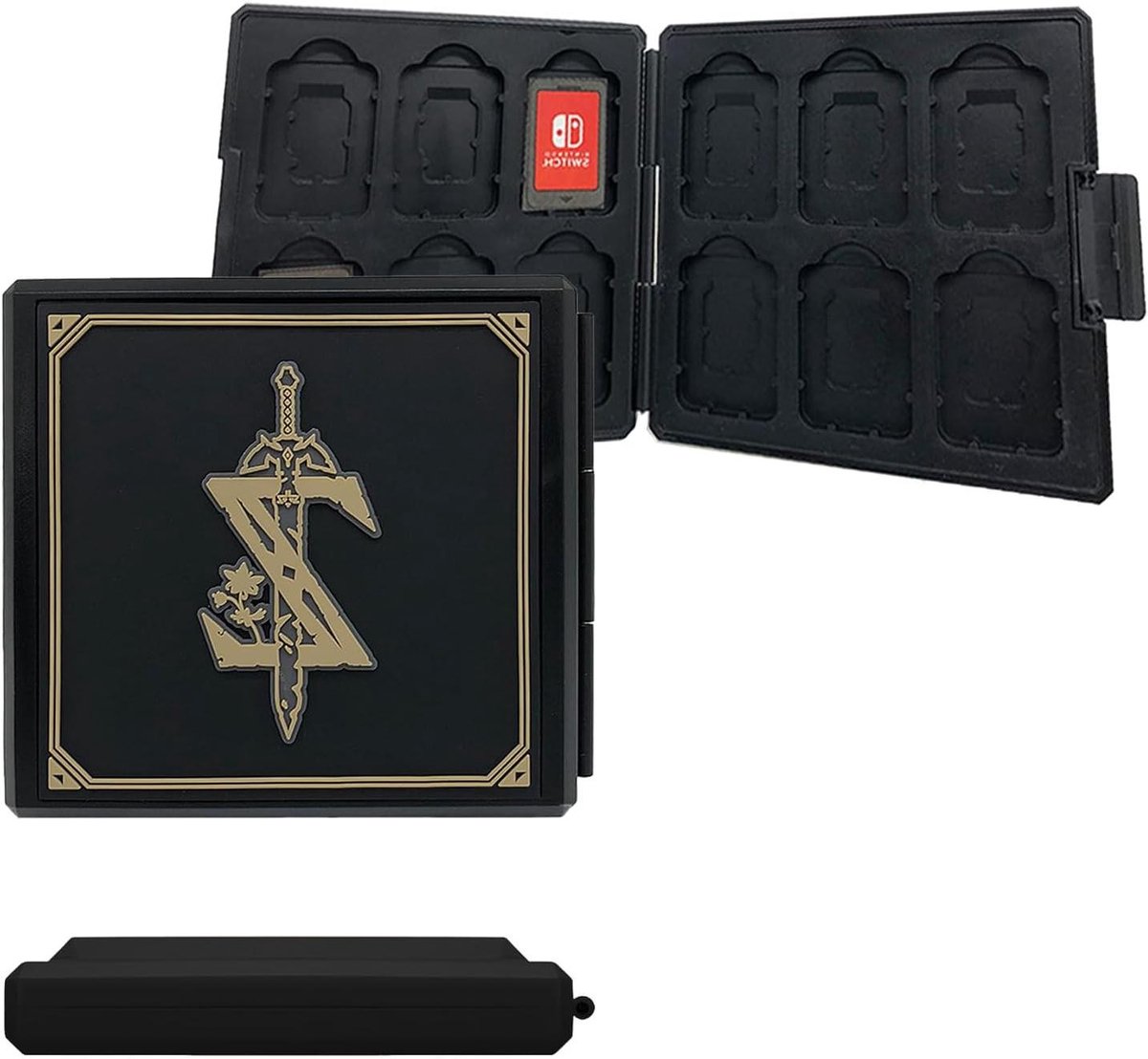 Switch Spelletjes Houder - Game Card Box - Gaming Organisatie - Waterdichte Bescherming - 12 Games + 12 TF Kaarten