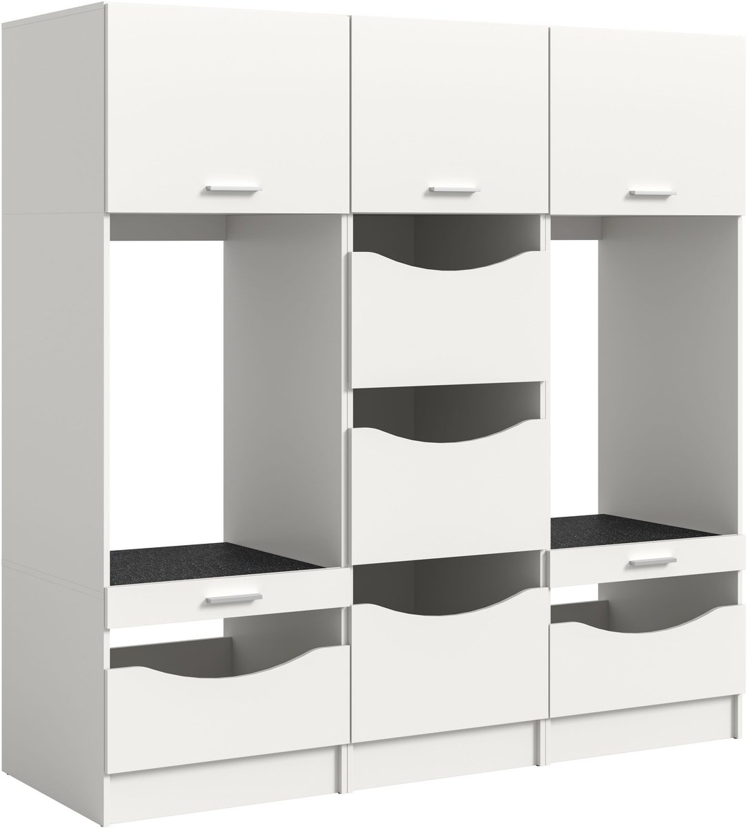 xonox.home Free wasmachine-ombouwset (B/H/D: 193x195x68 cm) in wit imitatie