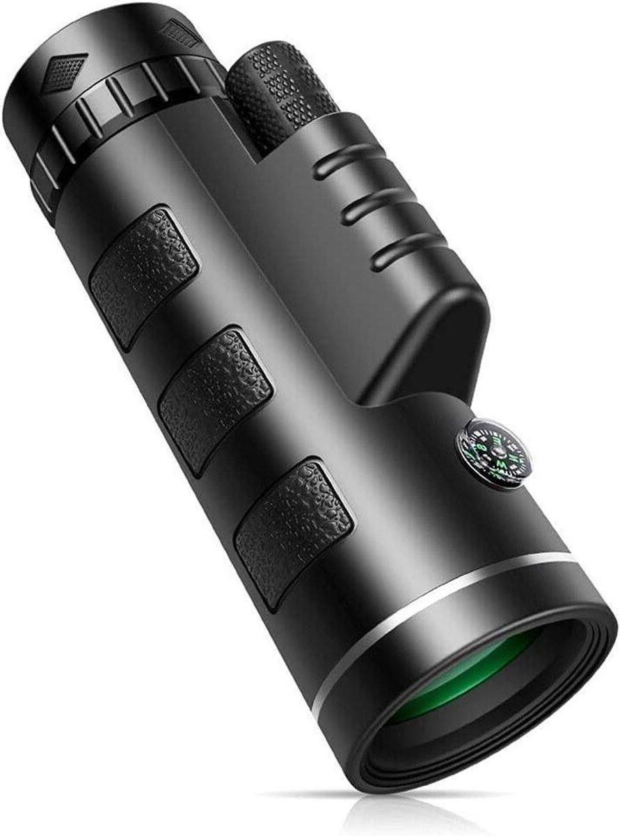 Monoculair Telescoop - Verrekijker Nachtzicht - Natuur Observeren - HD Zoom - 40x60 - Zwart