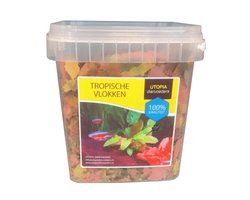 Utopia Tropische Vlokken - 420 gram (2,5 liter) | Compleet Voer voor Alle Tropische Vissen