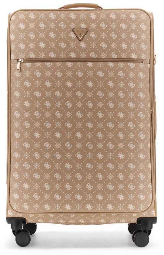 GUESS trolley Silia 28 In 8-Wheeler Exp Biscotti Logo Taupe 79cm