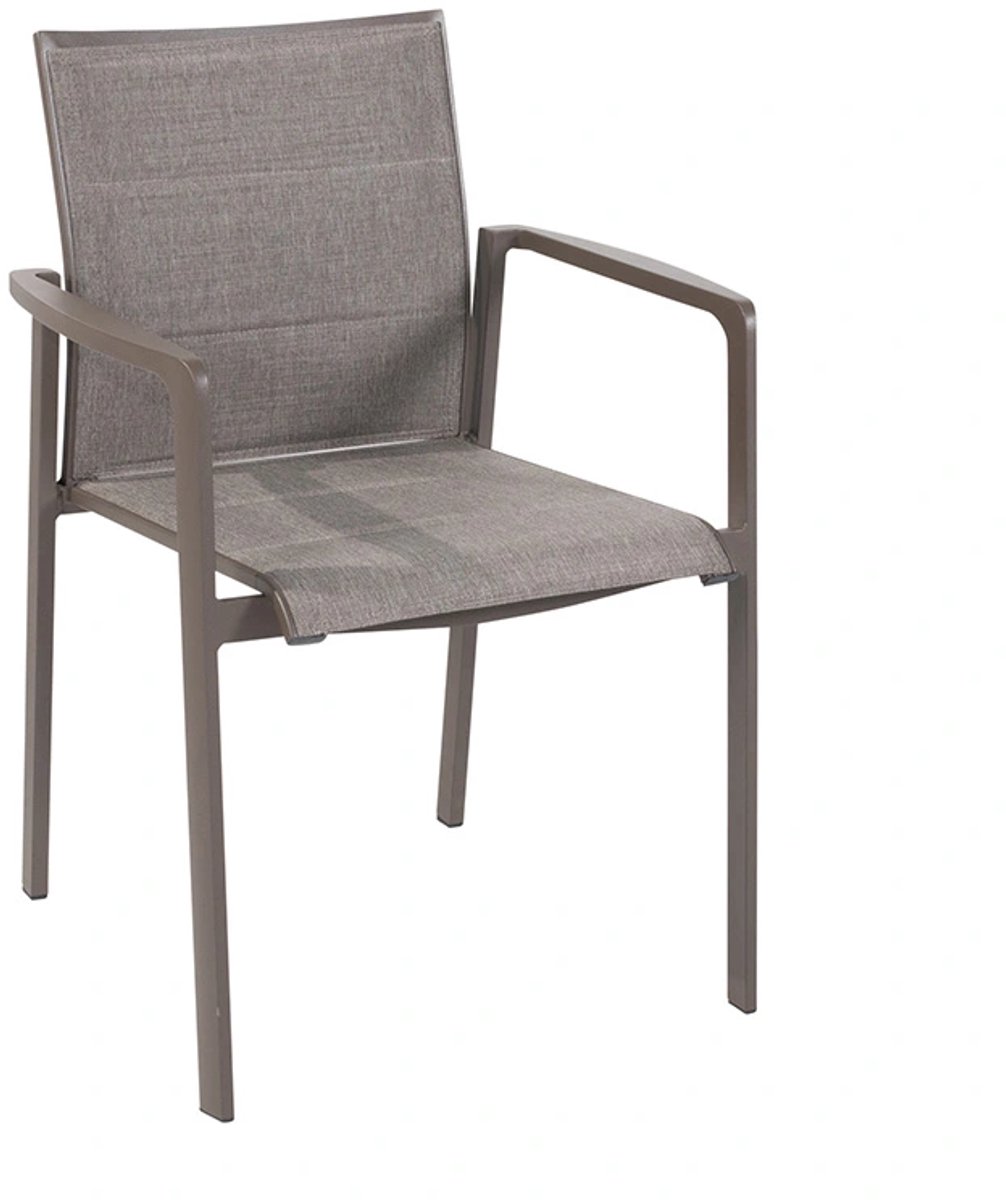 4 Seasons Outdoor Cortina chaise de jardin empilable - terre