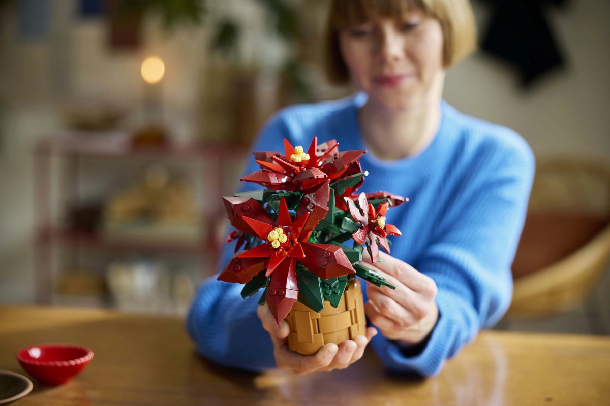LEGO Icons Kerstster Poinsettia - 10370 — afbeelding 12
