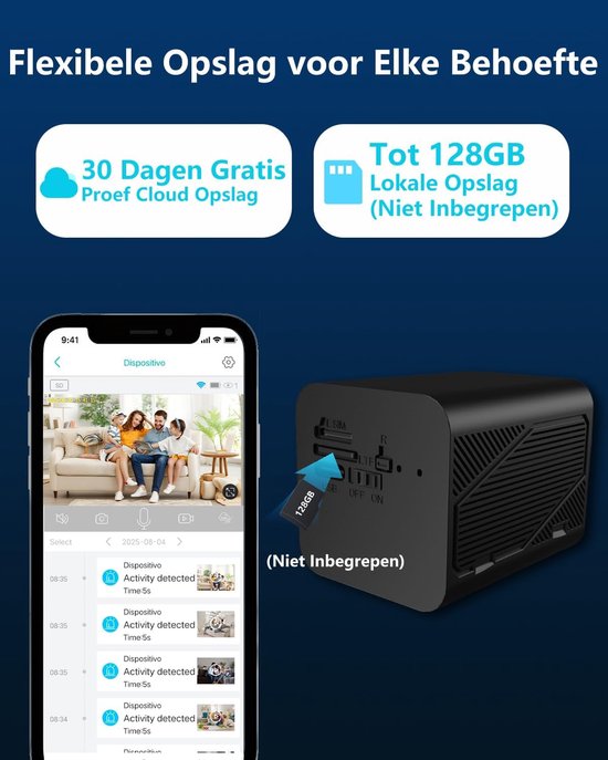 Verborgen Camera - Spy Camera - Spionage - Veilig Gebruik van Merkloos — afbeelding 2