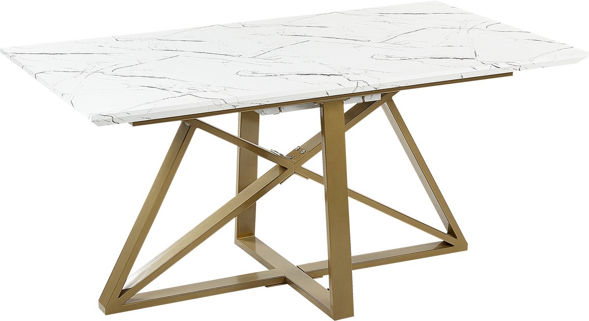 MAXIMUS - Eettafel - Wit - MDF