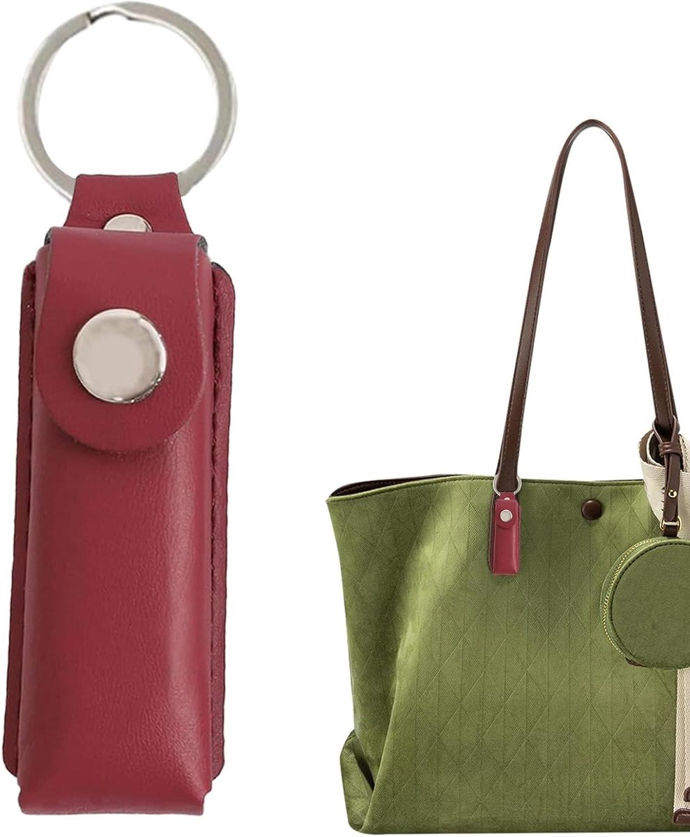 USB Stick Houder - Opbergtasje - Data Beschermen - Compact Ontwerp - 6.2 cm - Rood