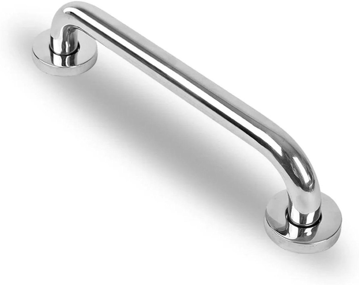 Badgreep Roestvrij Staal - Wandgreep Douche - Veiligheid in Huis - Antislip Grip - 30 cm - Zilver