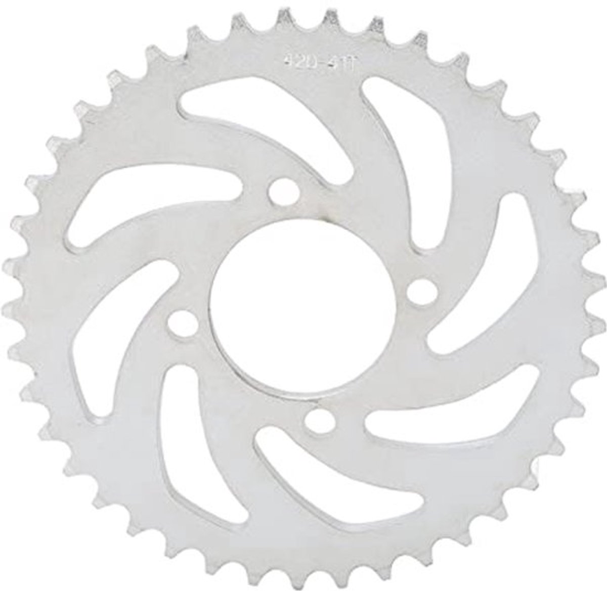 420 Achter Sprocket 41T - Stalen Sprocket voor DIY Go-Kart, ATV, Licht Motorrijden