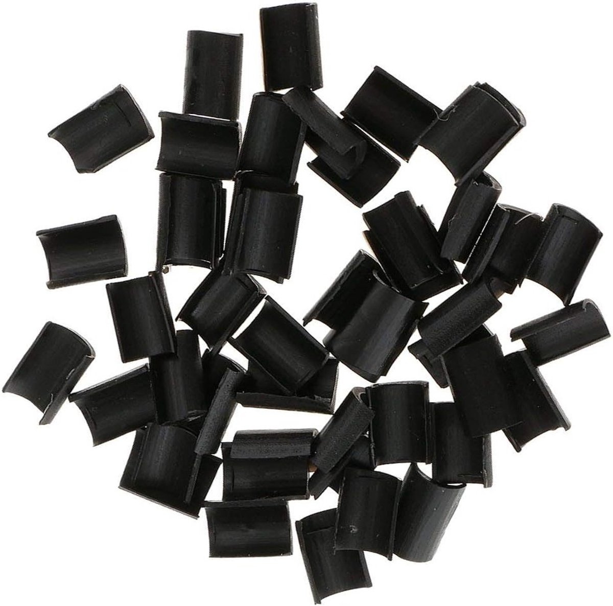 Fusion Keratin Granules voor Haarextensions - Zwarte Beads, Hechting en Rebonds, 20 g