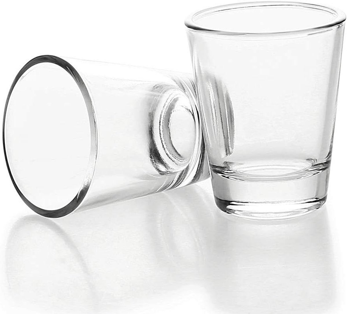 Borrelglazen Set - Shotglazen - Drank Serveren - Zware Basis - 425 g - Transparant