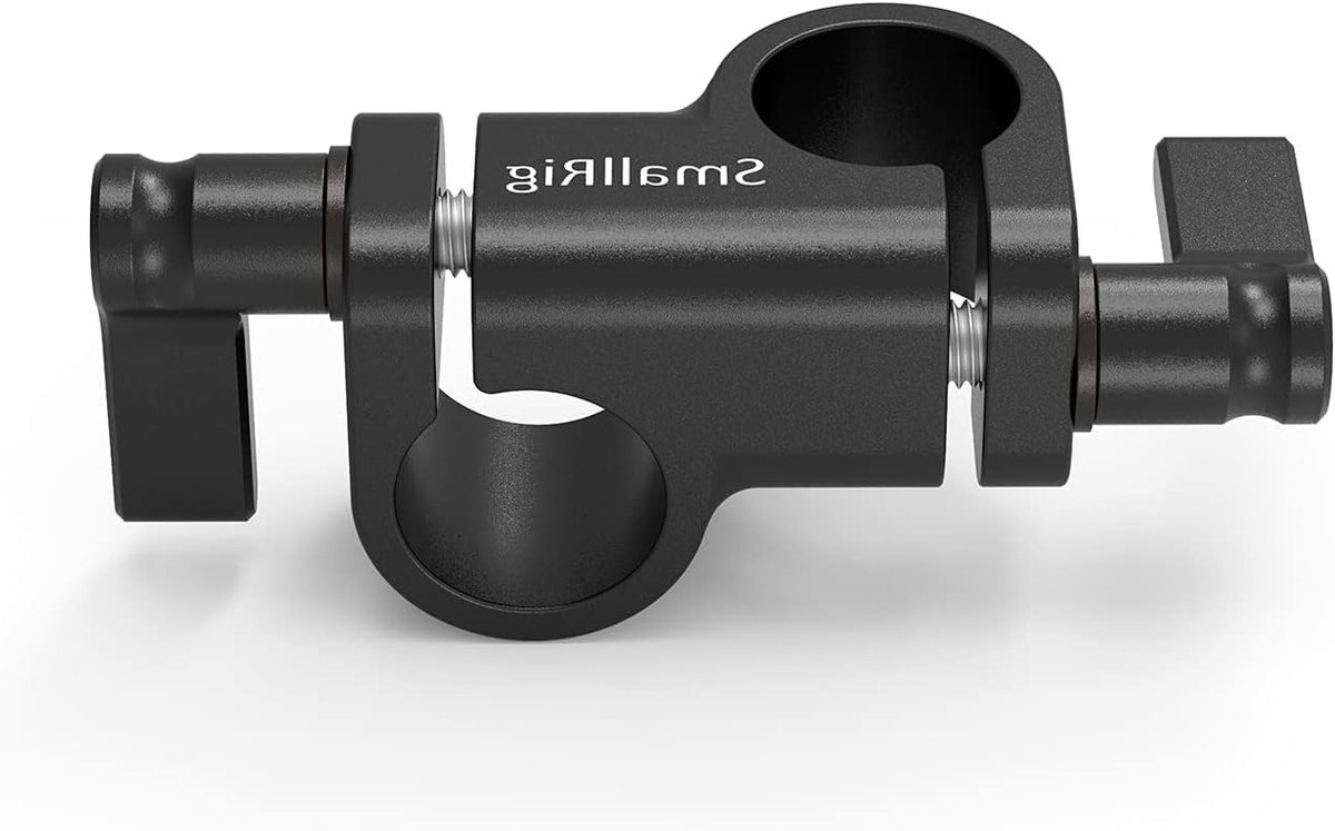 15mm Dual Rod Clamp voor Camera, 90 Graden Rig Clamp voor Stabilisatie en Accessoires