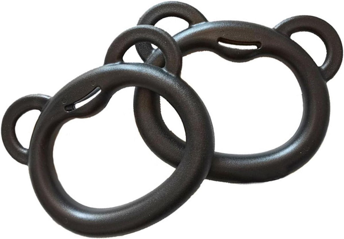 Fitnessringen Kinderen - Gymnastiekringen Kleuters - Thuis Gymnastiek - Verstelbaar Nylon - 2 Meter Lengte - Zwart