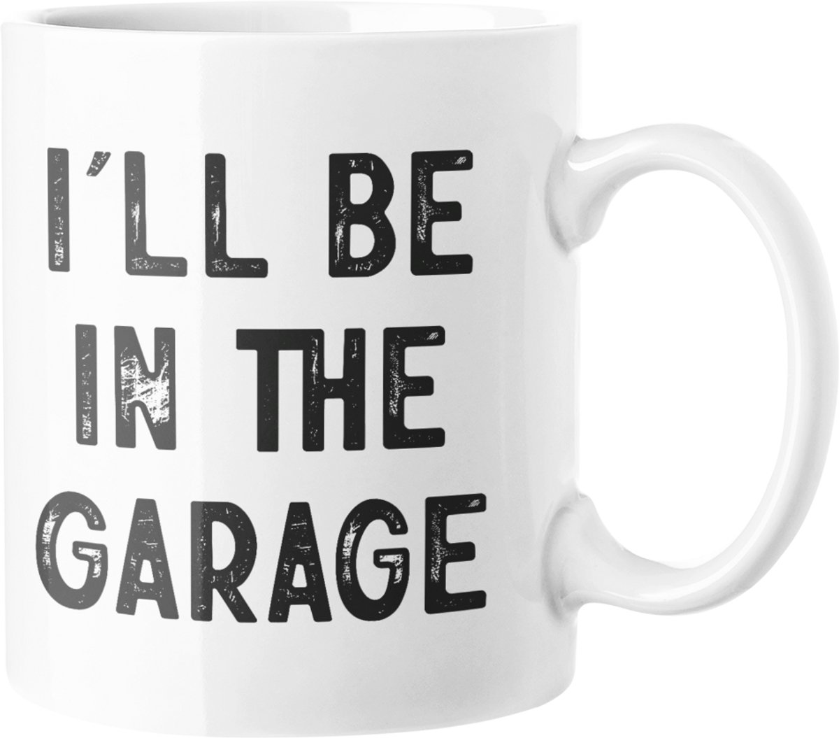 Ik Ben In De Garage Mok - Grappig Cadeau Voor Papa Monteur - 330ml Koffiekop