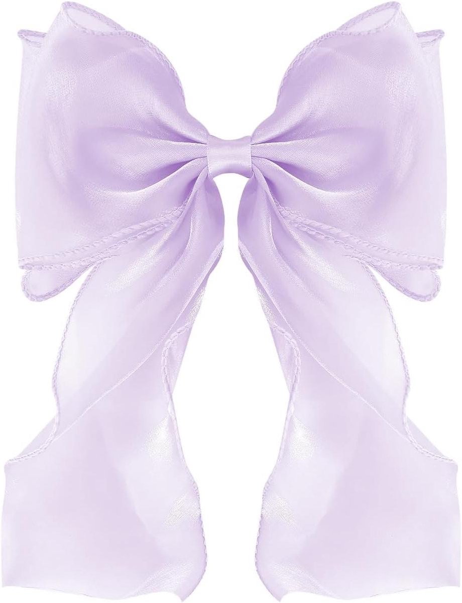 Grote Strik Haarclips - Haaraccessoires Dames - Chic Haar Stijlen - Zijde Glanzend Materiaal