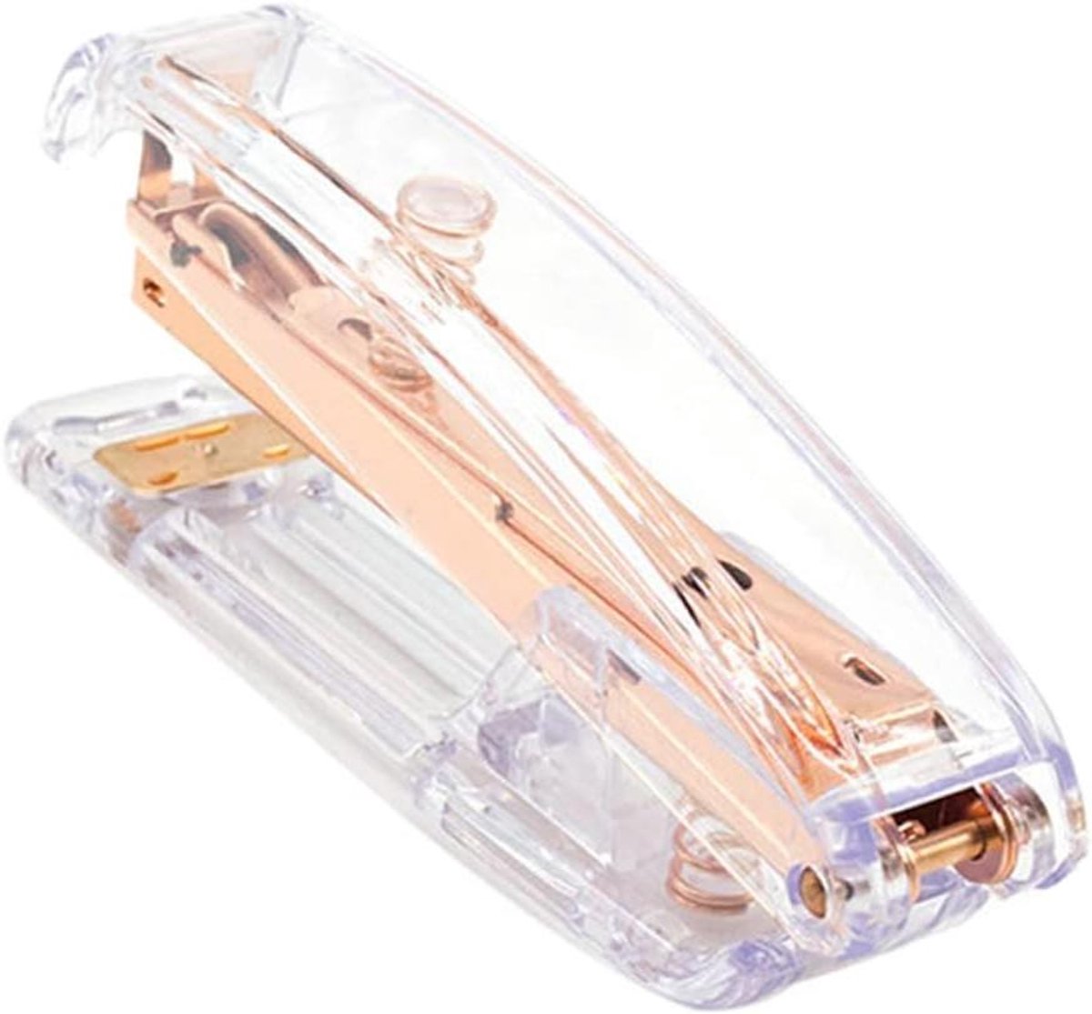 Metaal Nietmachine - Kantoor Accessoire - Documenten Ordenen - Comfortabel Handvat - 25 Vel Capaciteit - Rosé Goud