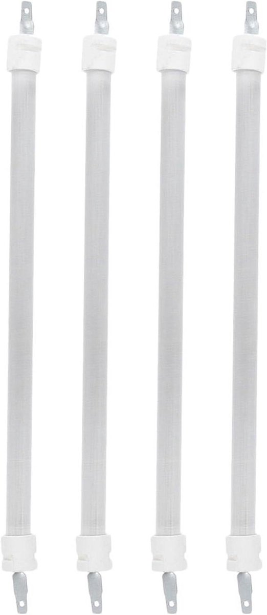 Glazen Buis Terrasverwarmer - Vervangingsbuis Verwarmingselement - Terras Verwarmen - Snelle Warmteafgifte - 27 cm - Wit