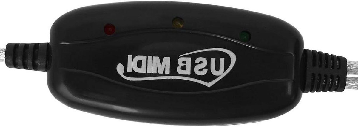 USB MIDI Kabel - Muziek Adapter - Muziek Maken - Plug and Play - 2 meter - Zwart