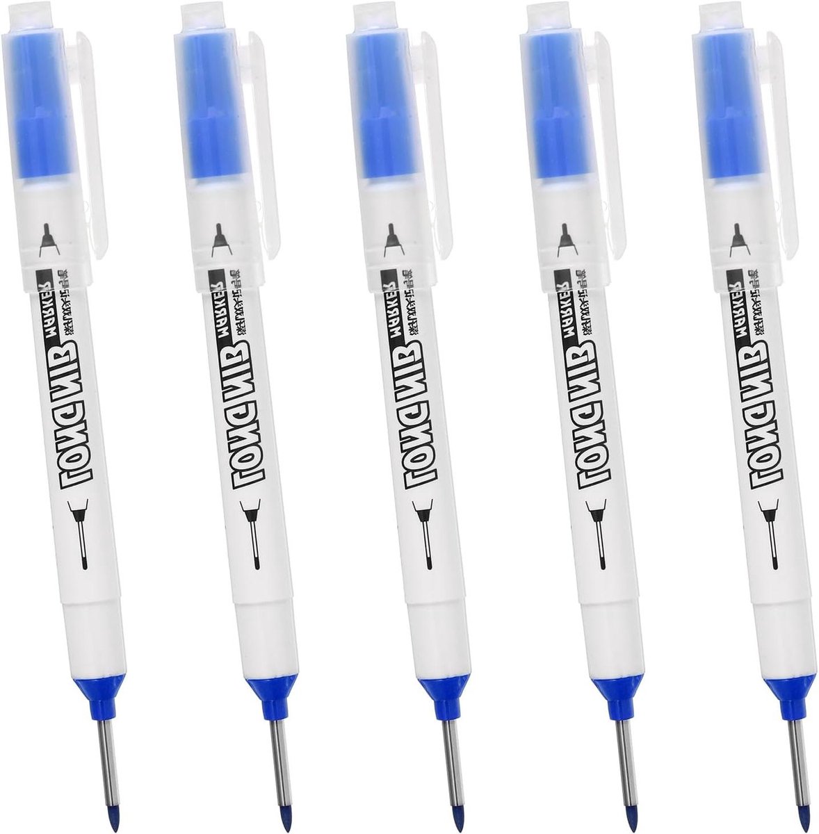 Markeerstiften met diep gat - Lange neus pen - Markeren in diepe gaten - Waterdichte oliebasis inkt