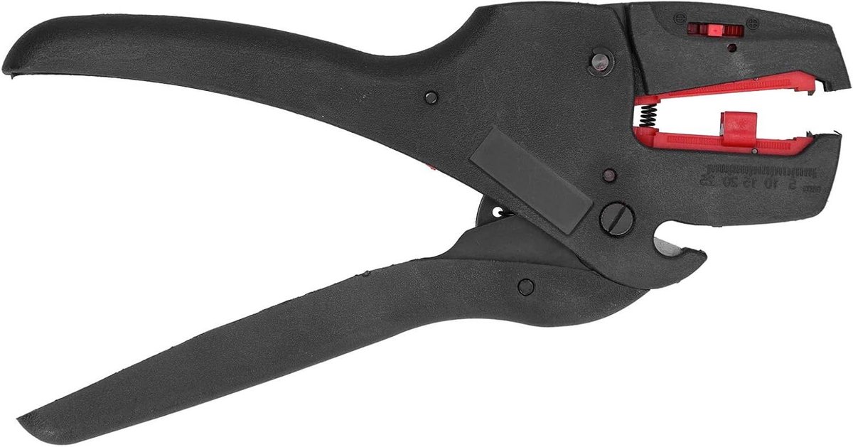 Automatische Draadstripper - Striptang Krimptang - Draad Strippen - Geïntegreerde Lengtezoeker - 0.5-10 mm² - Zwart