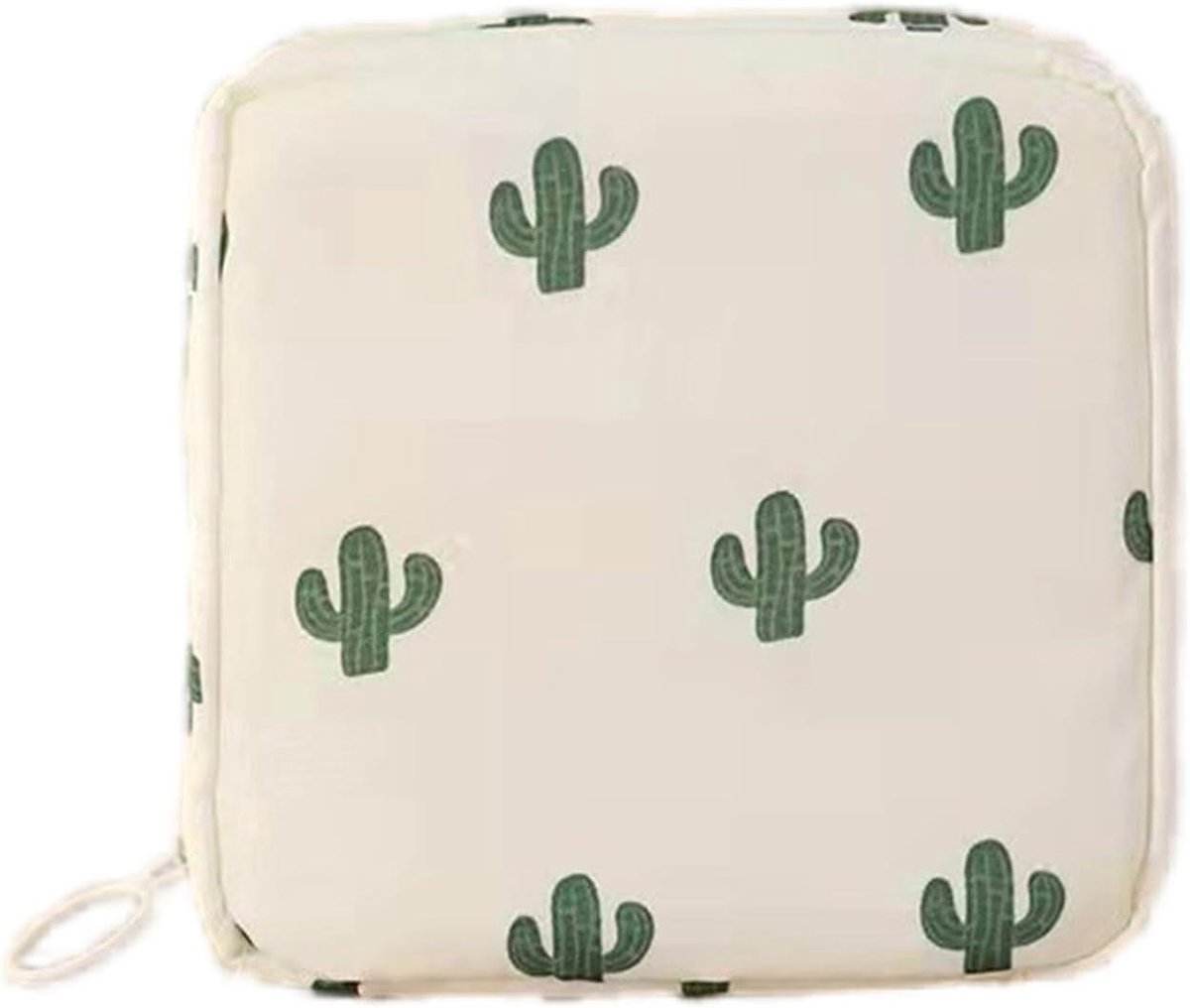 Menstruatie Opbergtas - Maandverband Tas Organizer - Hygiëne Producten Opbergen - Waterdicht Oxford Stof - 12 x 12 cm - Blauw