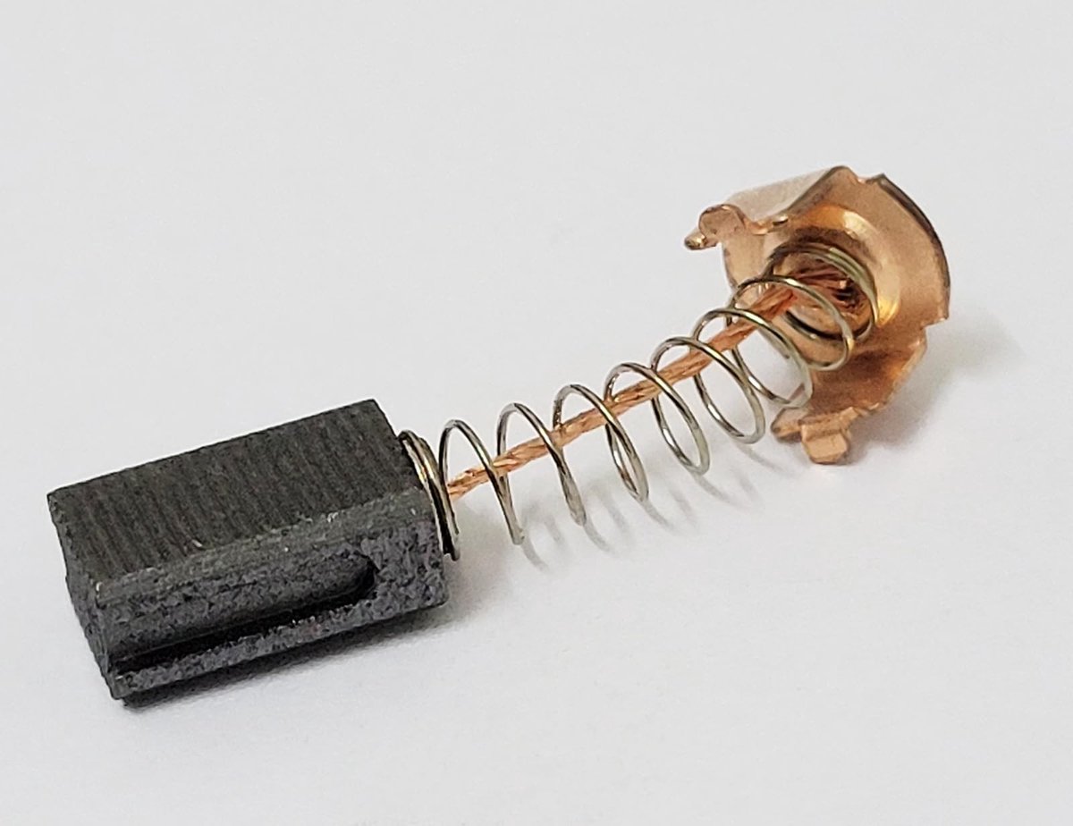 Dailygoody - Hoekslijper Koolborstels - 10 Paar - 12x8x5mm - Vervangbaar - Voor WS125 G720 - Duurzaam en Efficiënt - Geschikt voor Diverse Slijpm