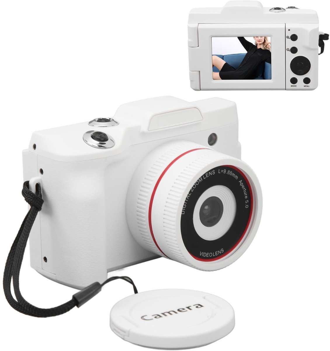 Sxhlseller Digitale Camera 16MP met 2.4 Inch HD Scherm en 16x Zoom