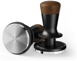 Koffie Tamper - Espresso Pestle - Perfect Koffie Maken - Automatische Reset - 58.4 mm - Zwart