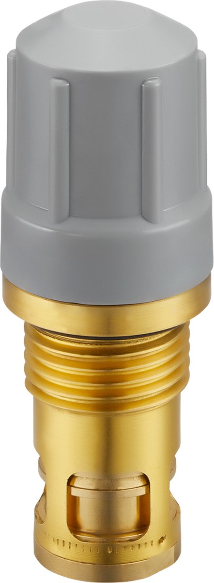 OVENTROP Ventielinzetstuk GDQ met Q-Tech voor compactradiatoren, 10-170 l/h, G 1/2 AG, klemverbinding, met frontale zittingafdichting, 1019099