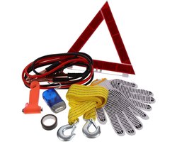 Noodhulpmiddelset Auto - Pechhulp Kit - Veilig Onderweg - Multifunctionele Toolkit - Compact Formaat - Diverse Kleuren
