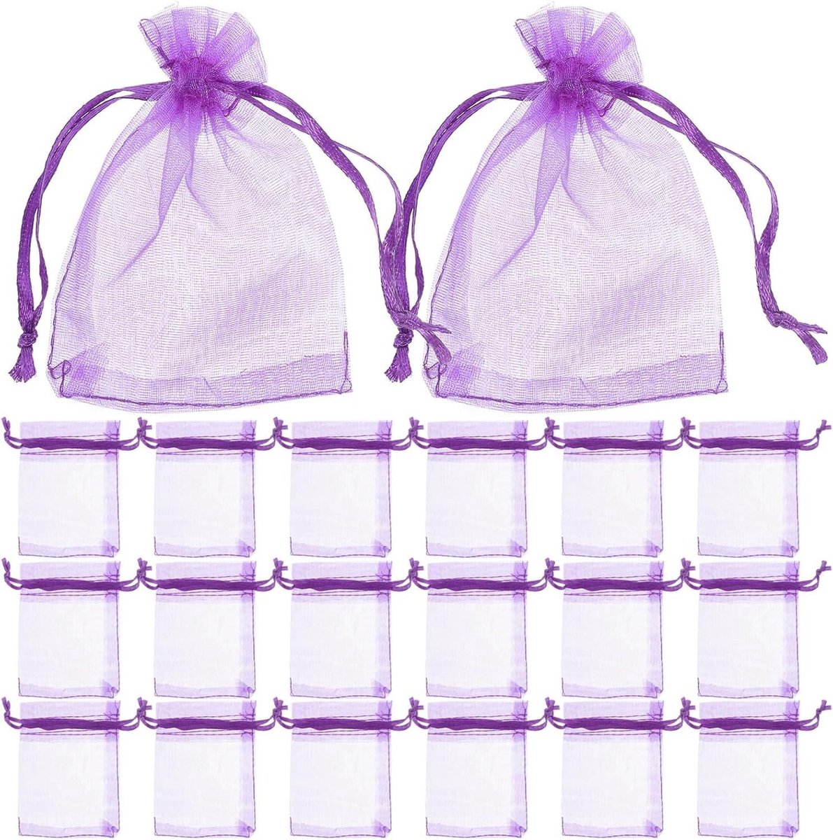Lege geurzakjes - Organza zakjes - Kasten parfumeren - Herbruikbaar ontwerp - 20 stuks - P