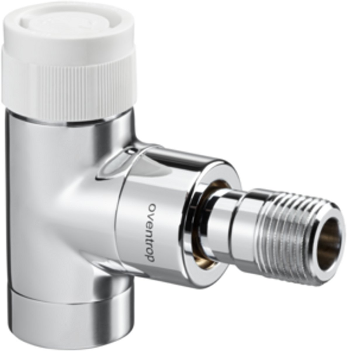 OVENTROP Thermostaatventiel E hoek DN 15, Rp 1/2 x R 1/2, PN 10, antraciet, 1163032