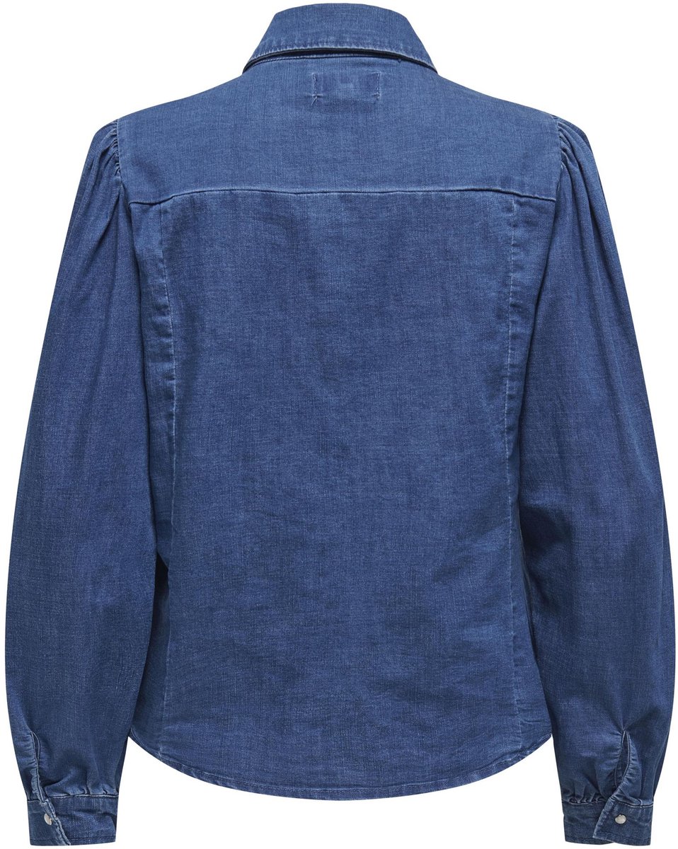 ONLY - ONLROCCO STRETCH LS DNM SHIRT - Dames - Blouses