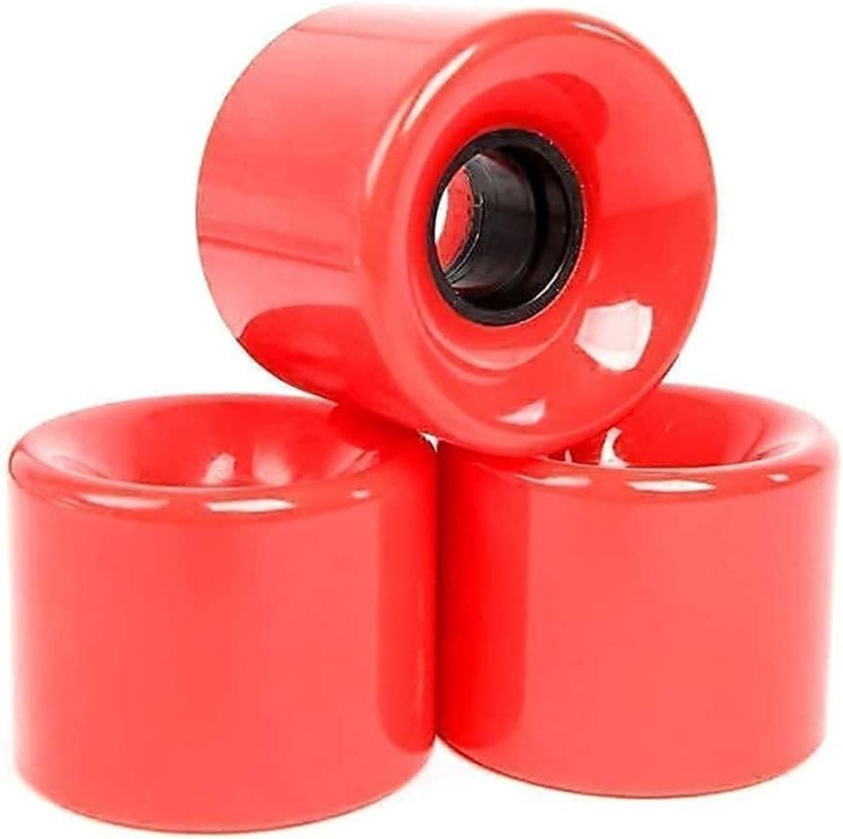 Skateboard Wielen Longboard Wielen Soepel Rijden Zachte Rubber 70mm Diameter