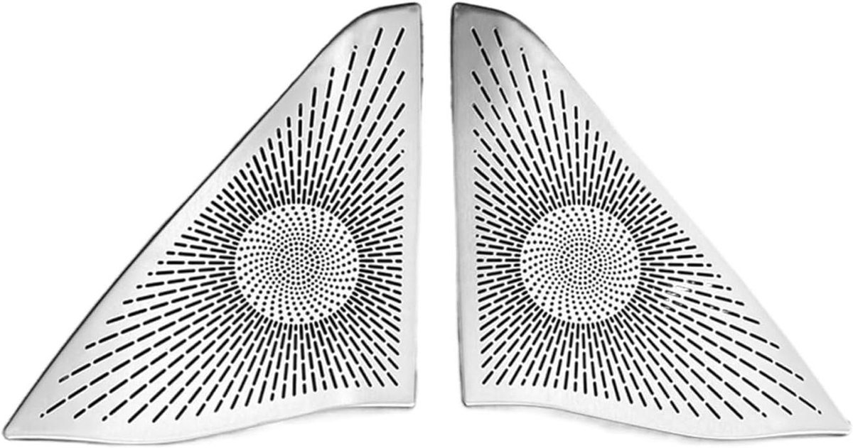 Luidspreker Afdekking - Audio Decoratie - Auto Interieur - Perfecte Pasvorm - 1 Stuk - Zwart