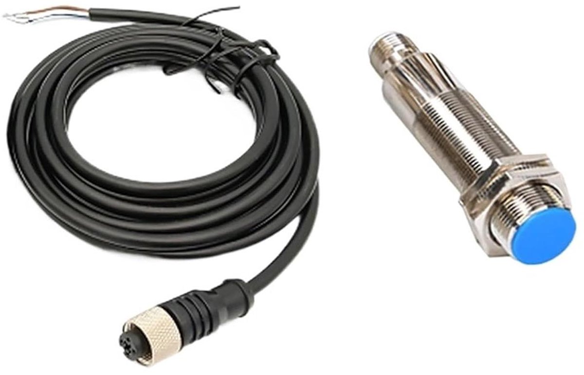 Naderingsschakelaar Sensor - Inductieve Schakelaar - Metaal Detectie - Contactloze Meting - 5/8mm Bereik - Legergroen