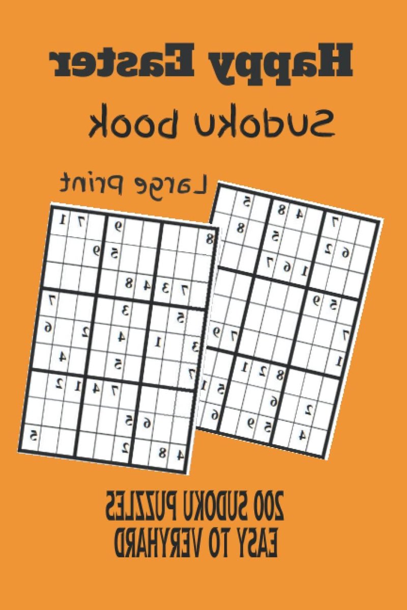 Sudoku Puzzelboek - Denksport Boek - Hersenen Trainen - 200 Grote Puzzels - 6x9 Inch - Niet gespecificeerd