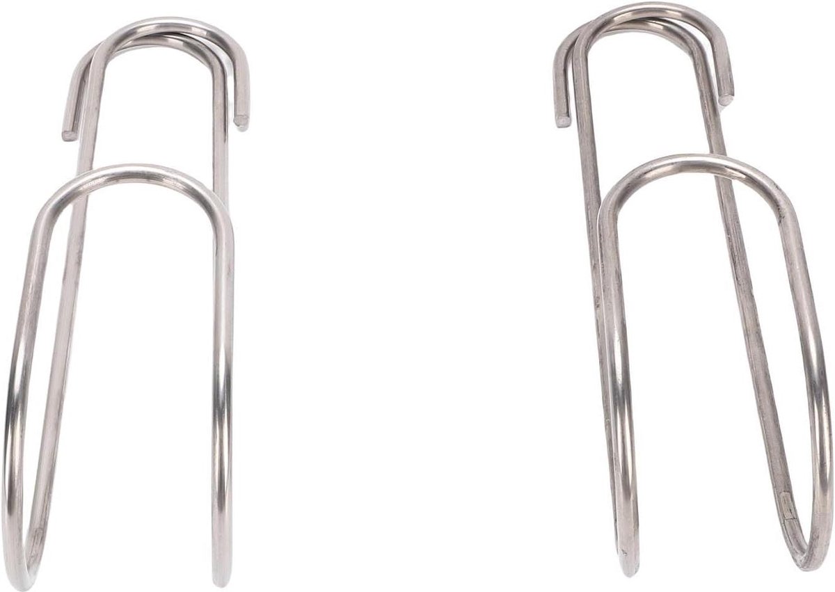 Tuinslang Opberger - Slanghouder Hanger - Tuin Organiseren - Gereedschapsloze Installatie - 2 Stuks - Zilver