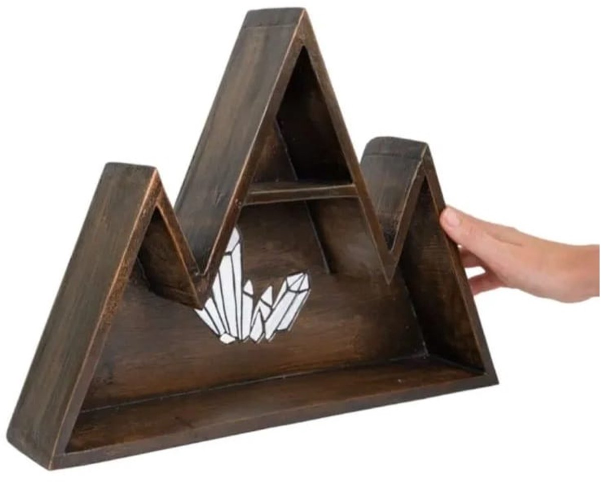 Houten Altaar Edelsteenkast